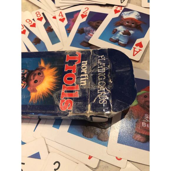 Vintage Norton Troll playing cards . 1992 - Picture 8 of 10